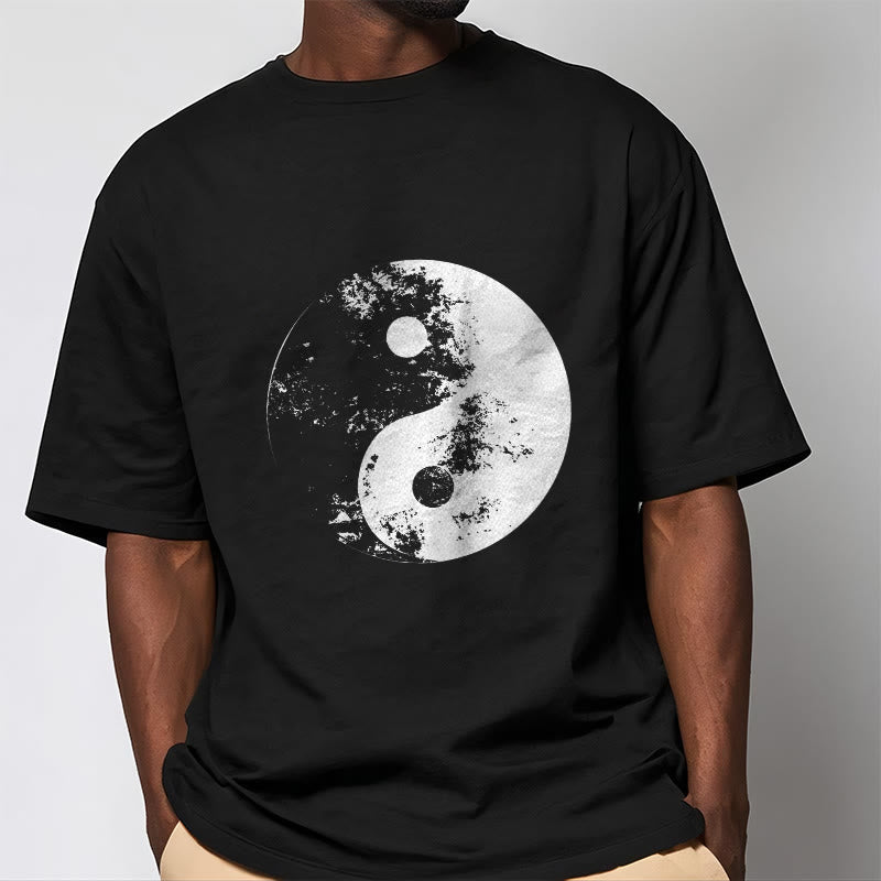 Maglietta in cotone con motivo Buddha Stones Yin Yang Tai Chi - image 13