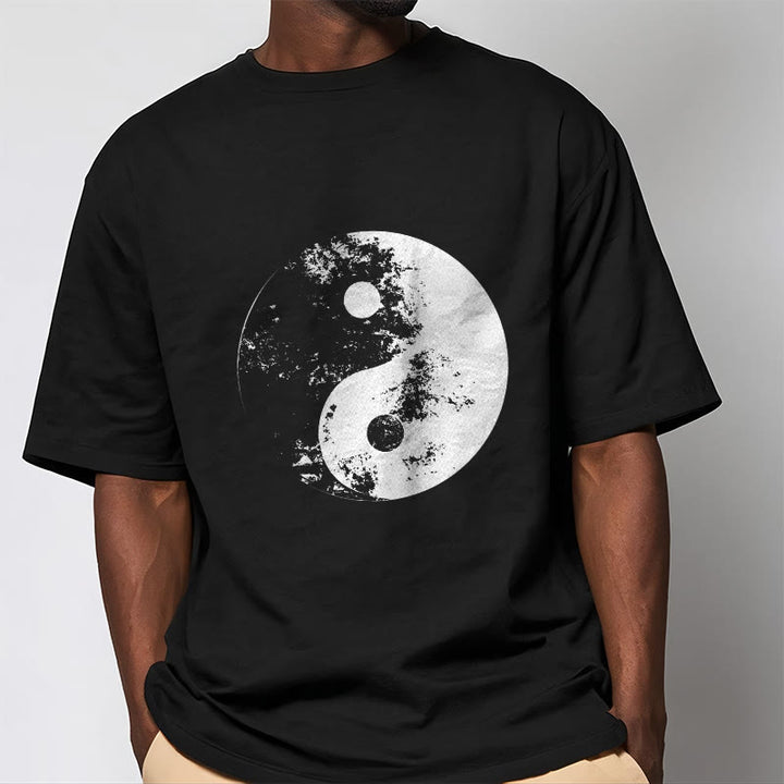 Maglietta in cotone con motivo Buddha Stones Yin Yang Tai Chi - image 13