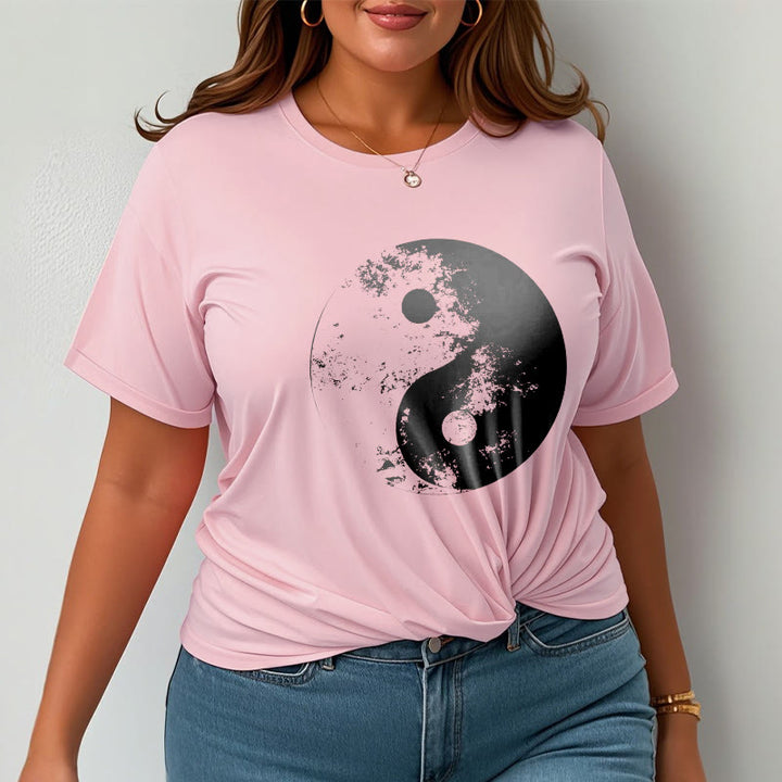 Maglietta in cotone con motivo Buddha Stones Yin Yang Tai Chi - image 37