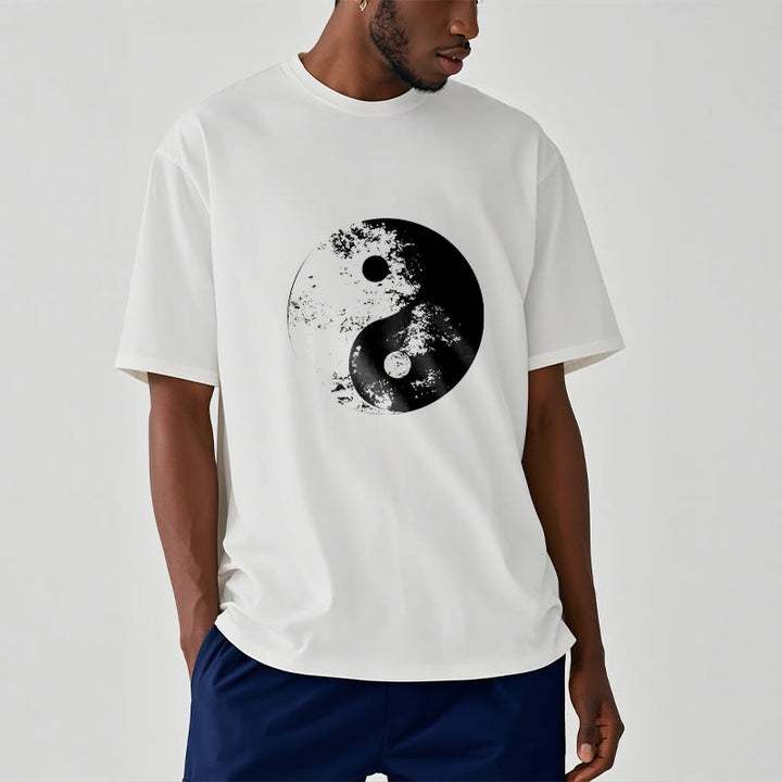 Maglietta in cotone con motivo Buddha Stones Yin Yang Tai Chi - image 5