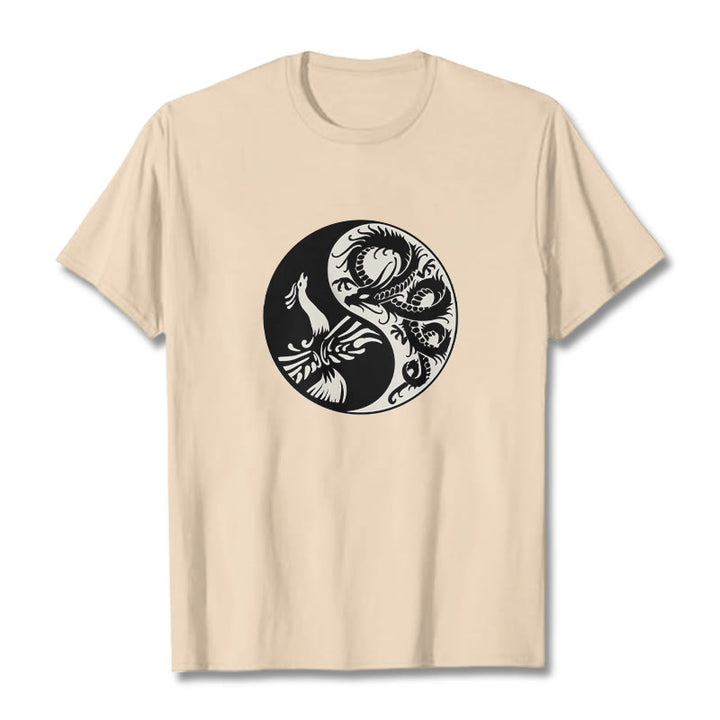 Maglietta in cotone con Buddha Stones e fenice Yin Yang - image 26