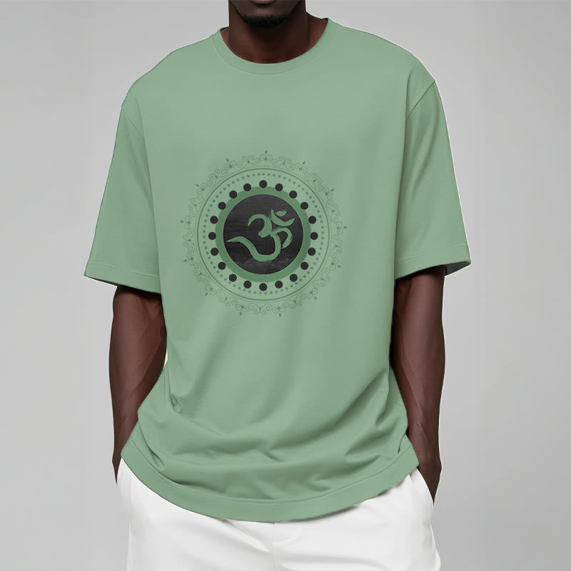 Maglietta in cotone con motivo Buddha Stones Om Mandala - image 19