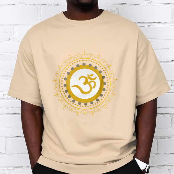 Maglietta in cotone con motivo Buddha Stones Om Mandala - image 14