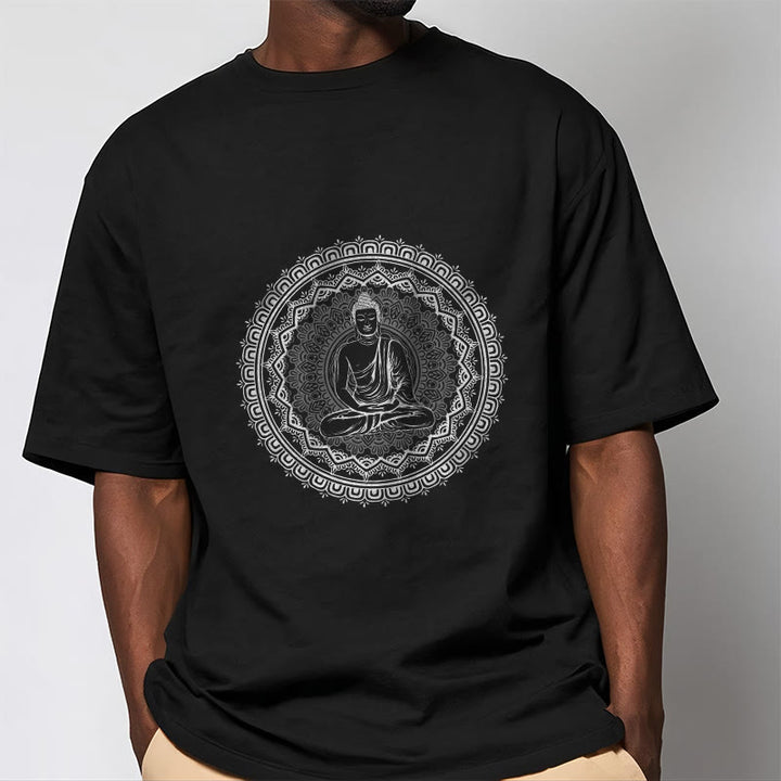Maglietta in cotone con mandala Buddha Stones Buddha - image 9