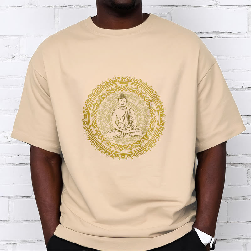 Maglietta in cotone con mandala Buddha Stones Buddha - image 1