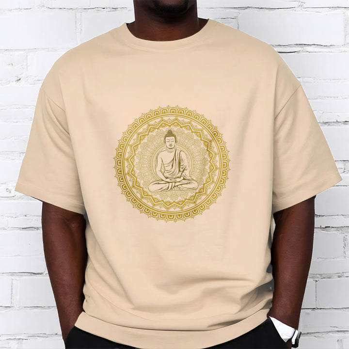 Maglietta in cotone con mandala Buddha Stones Buddha - image 1