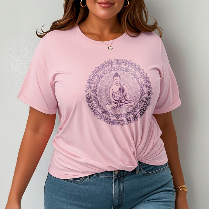 Maglietta in cotone con mandala Buddha Stones Buddha - image 19