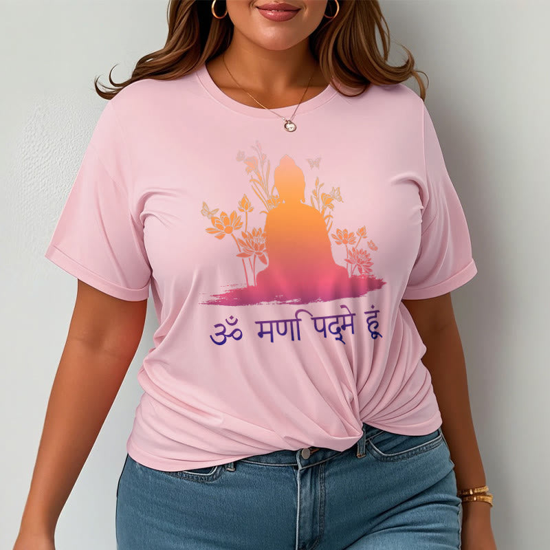 T-shirt Buddha Stones in sanscrito OM NAMAH SHIVAYA