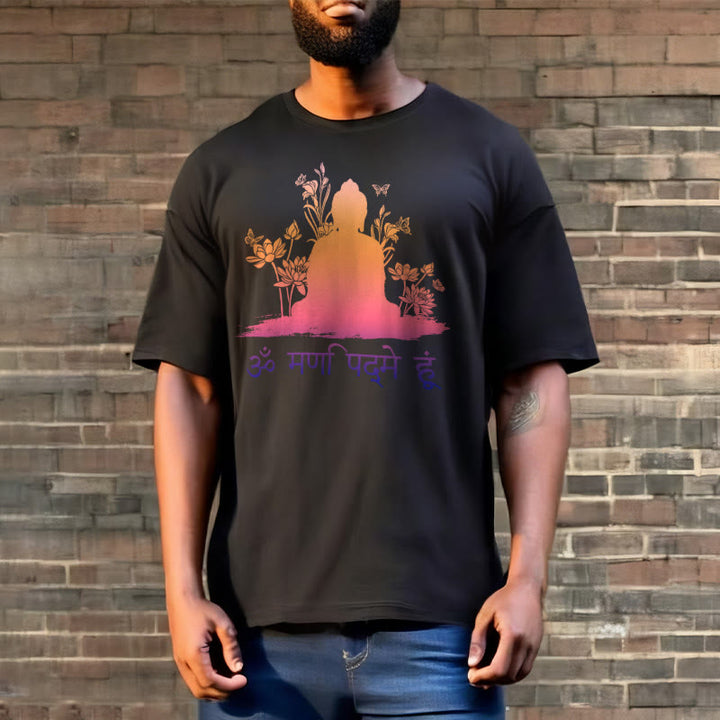 T-shirt Buddha Stones in sanscrito OM NAMAH SHIVAYA