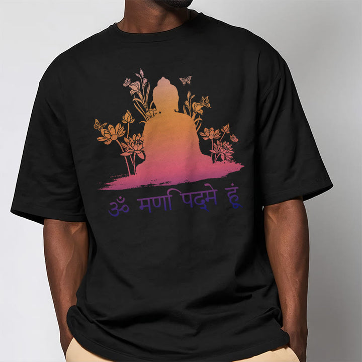 T-shirt Buddha Stones in sanscrito OM NAMAH SHIVAYA