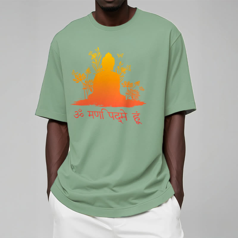 T-shirt Buddha Stones in sanscrito OM NAMAH SHIVAYA