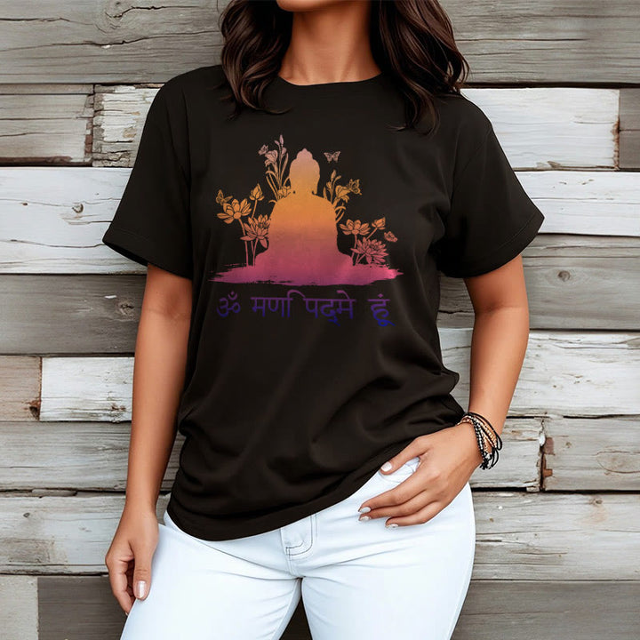 T-shirt Buddha Stones in sanscrito OM NAMAH SHIVAYA