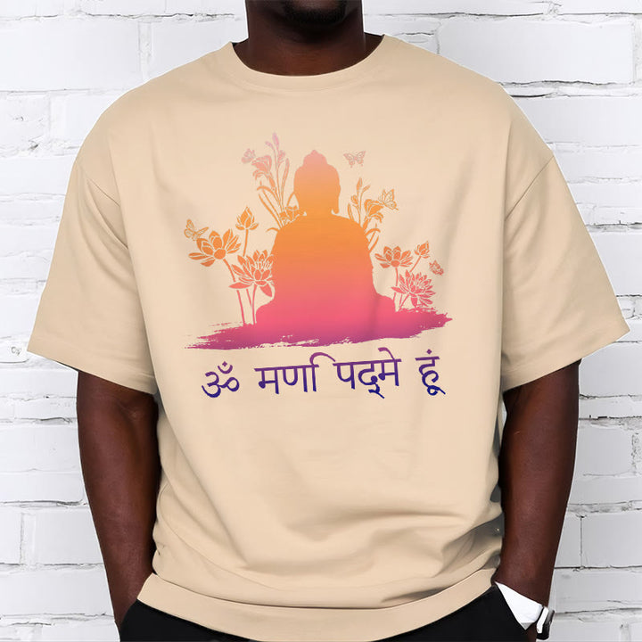 T-shirt Buddha Stones in sanscrito OM NAMAH SHIVAYA
