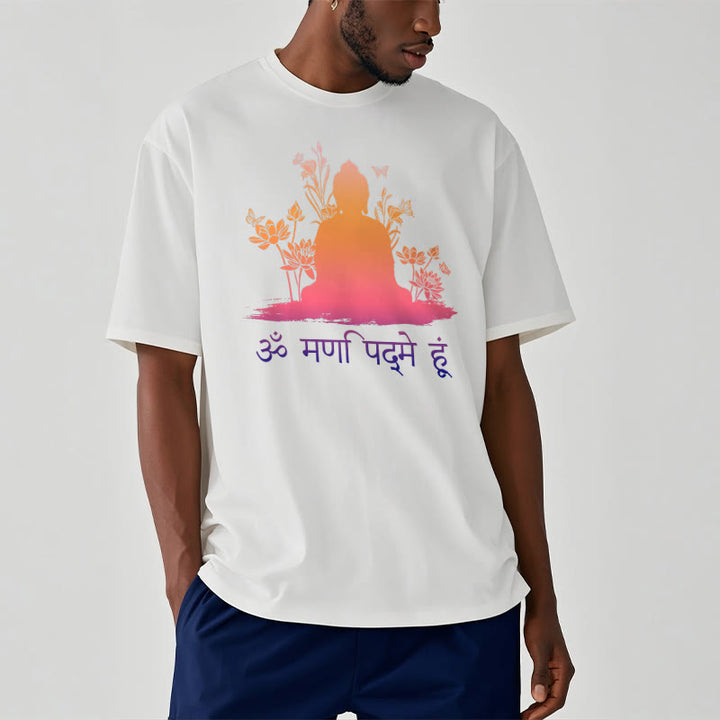 T-shirt Buddha Stones in sanscrito OM NAMAH SHIVAYA