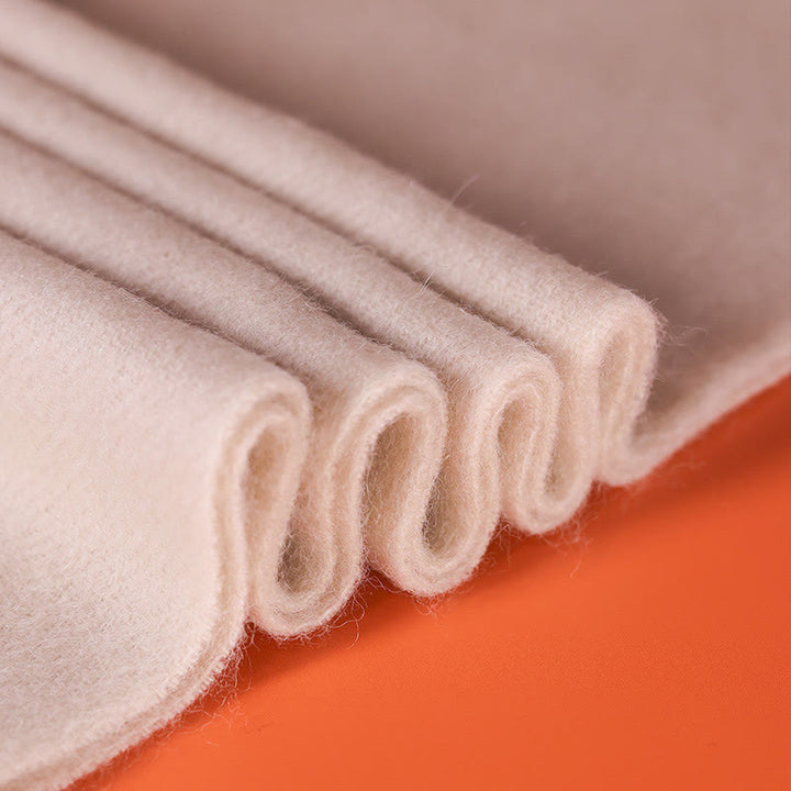 Scialle di lana con Buddha Stones, ricamo di magnolia Yulan, nappa, sciarpa da viaggio invernale e calda - image 2