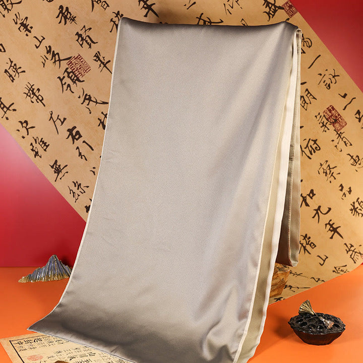 Scialle in poliestere con Buddha Stones, farfalla Yulan, bambù, gazza, ricamo Suzhou, sciarpa da viaggio invernale e accogliente - image 5