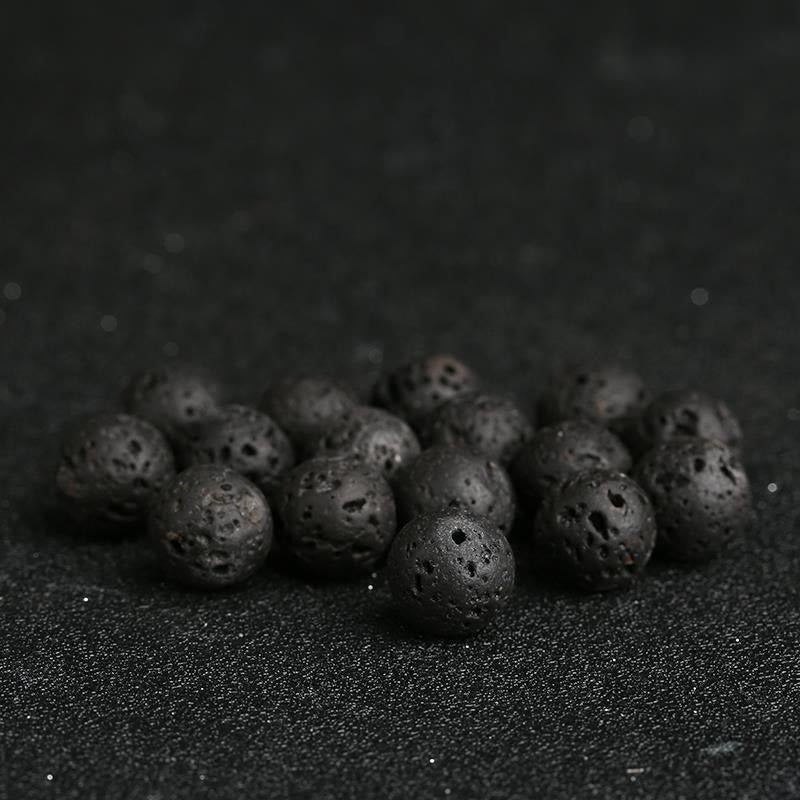 Braccialetto curativo in pietra lavica, pietra d'oro, arenaria blu, Buddha Stones