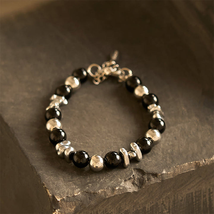 Bracciale Buddha Stones Onice Nero Fortuna
