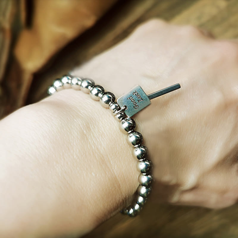 Bracciale Buddha Stones Titanium Steel Good Luck Balance