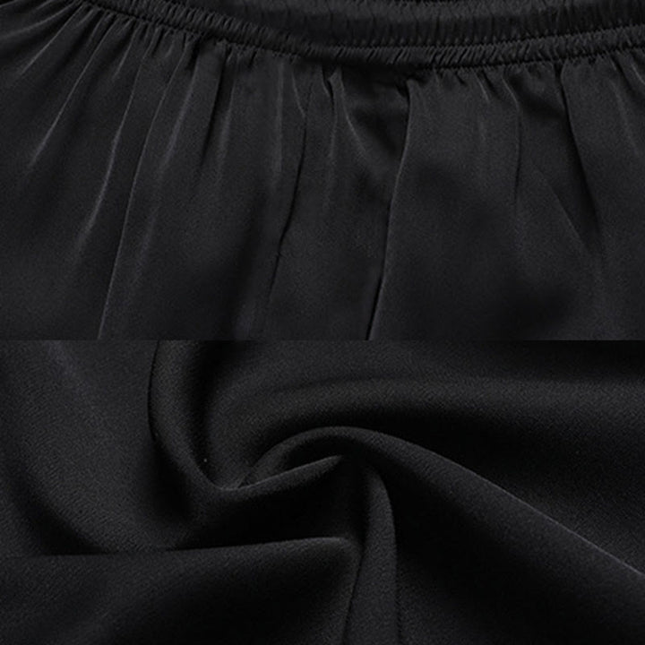 Buddha Stones Bambù Fiore di pesco Tang Suit Hanfu Tradizionale Uniforme Manica Corta Top Pantaloni Abbigliamento Uomo Set - image 15