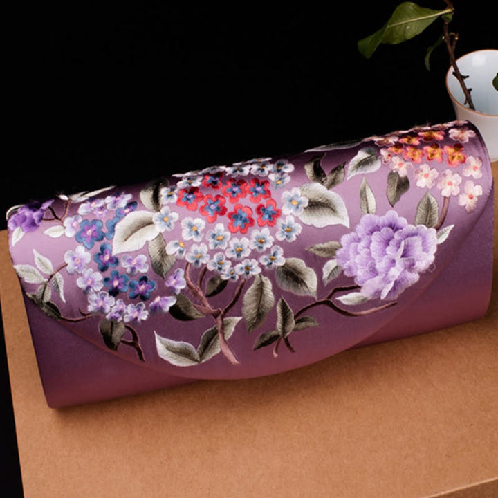 Buddha Stones Hydrangea Su Ricamo Matrimonio Shopping Portafoglio Borsa Borsa a Tracolla