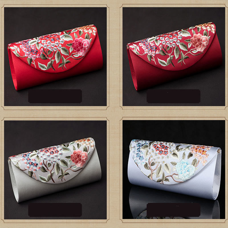 Buddha Stones Hydrangea Su Ricamo Matrimonio Shopping Portafoglio Borsa Borsa a Tracolla