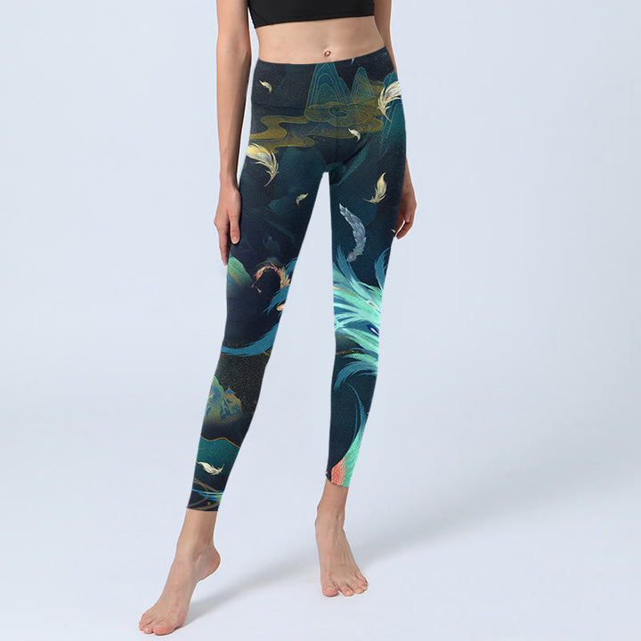 Leggings da yoga da donna con Buddha Stones - image 6