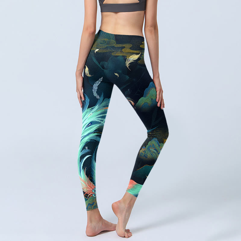 Leggings da yoga da donna con Buddha Stones - image 4