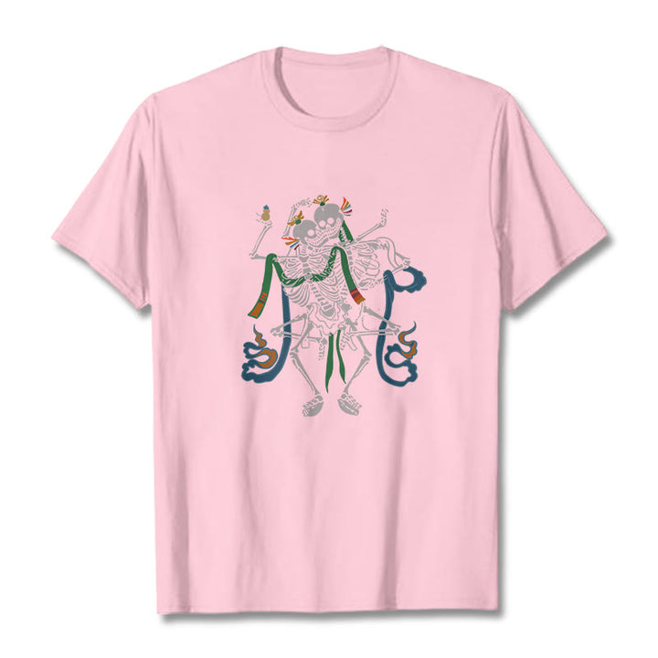 Maglietta con design Buddha Stones Tibetan The Lord Of The Corpse Forest - Rosa chiaro - 2XL - image 13