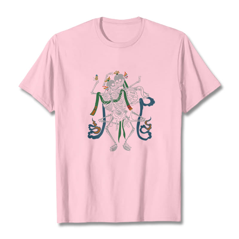 Maglietta con design Buddha Stones Tibetan The Lord Of The Corpse Forest - Rosa chiaro - 2XL - image 14