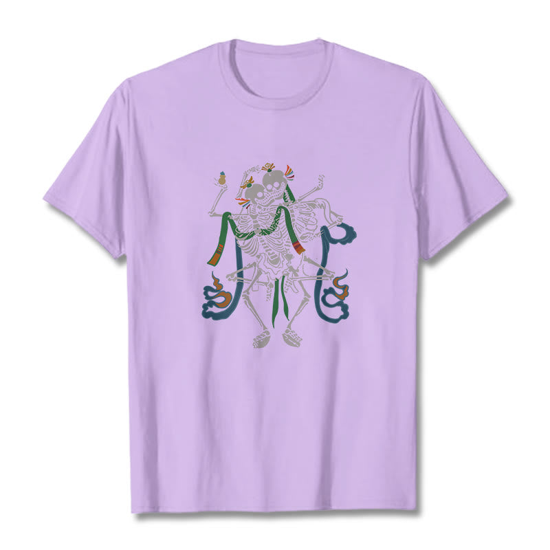 Maglietta con design Buddha Stones Tibetan The Lord Of The Corpse Forest - Prugna - 2XL - image 18