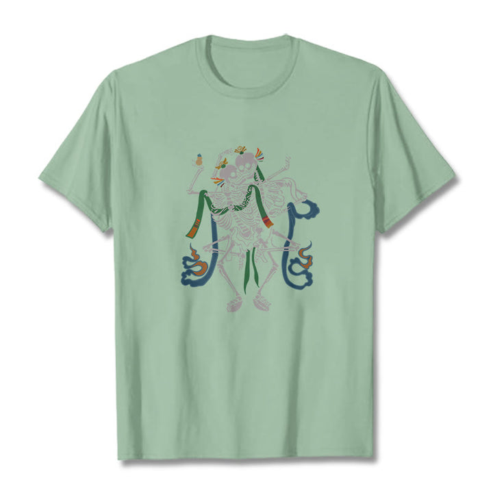 Maglietta con design Buddha Stones Tibetan The Lord Of The Corpse Forest - Verde pallido - 2XL - image 16