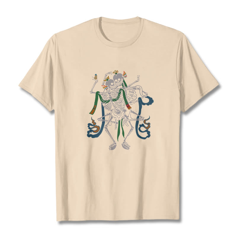 Maglietta con design Buddha Stones Tibetan The Lord Of The Corpse Forest - Biscotto - 2XL - image 20