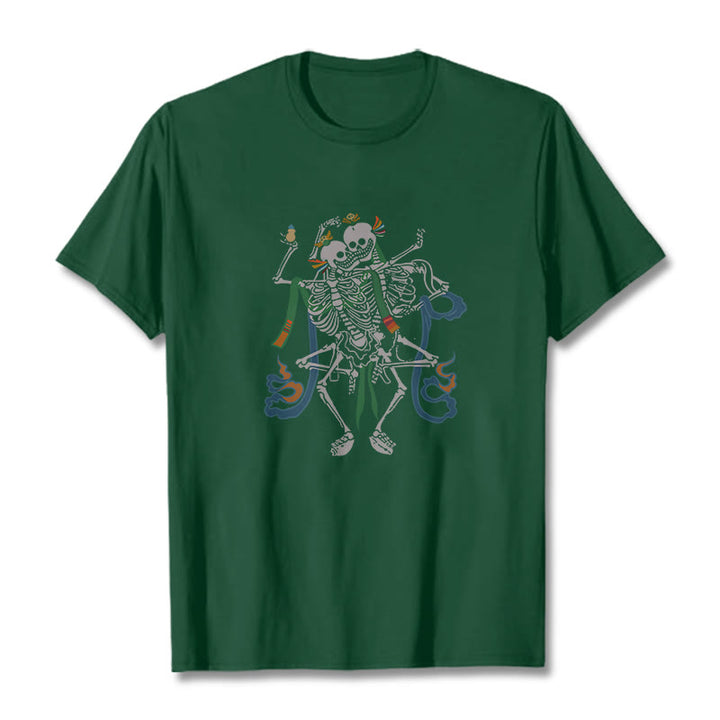 Maglietta con design Buddha Stones Tibetan The Lord Of The Corpse Forest - Verde foresta - 2XL - image 10