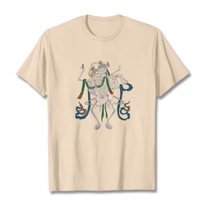 Maglietta con design Buddha Stones Tibetan The Lord Of The Corpse Forest - Biscotto - 2XL - image 19