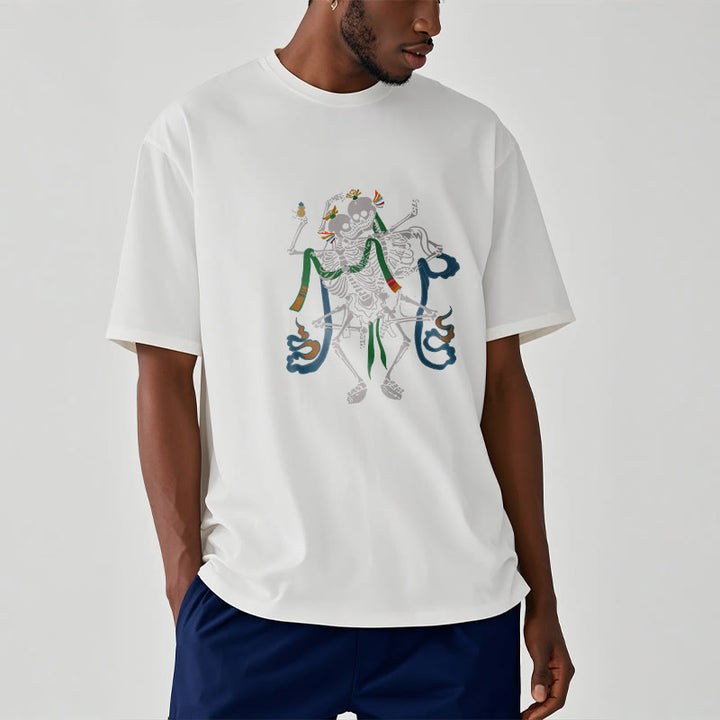 Maglietta con design Buddha Stones Tibetan The Lord Of The Corpse Forest - image 8
