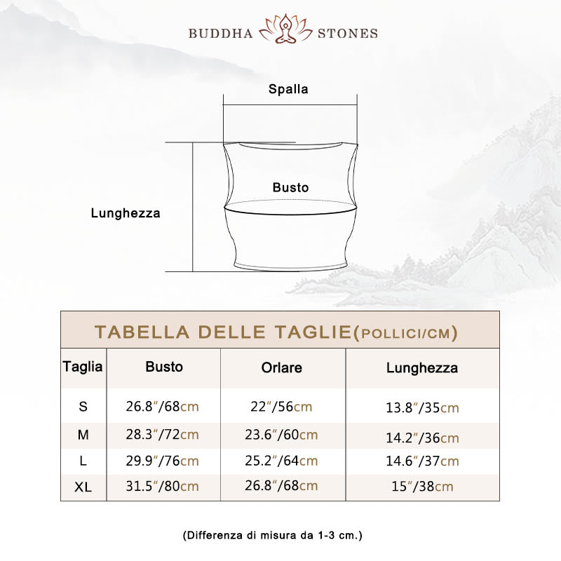 Buddha Stones Canotta senza maniche con spalline e schiena scoperta Reggiseno Pantaloni svasati Sport Fitness Yoga - image 5