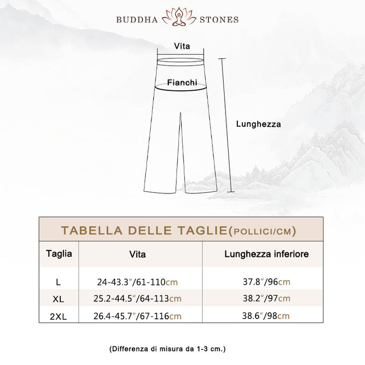Completo da donna con 2 pezzi di abbigliamento Zen Tai Chi e pantaloni con design a rana cinese e Buddha Stones meditazione (top e pantaloni). - image 6