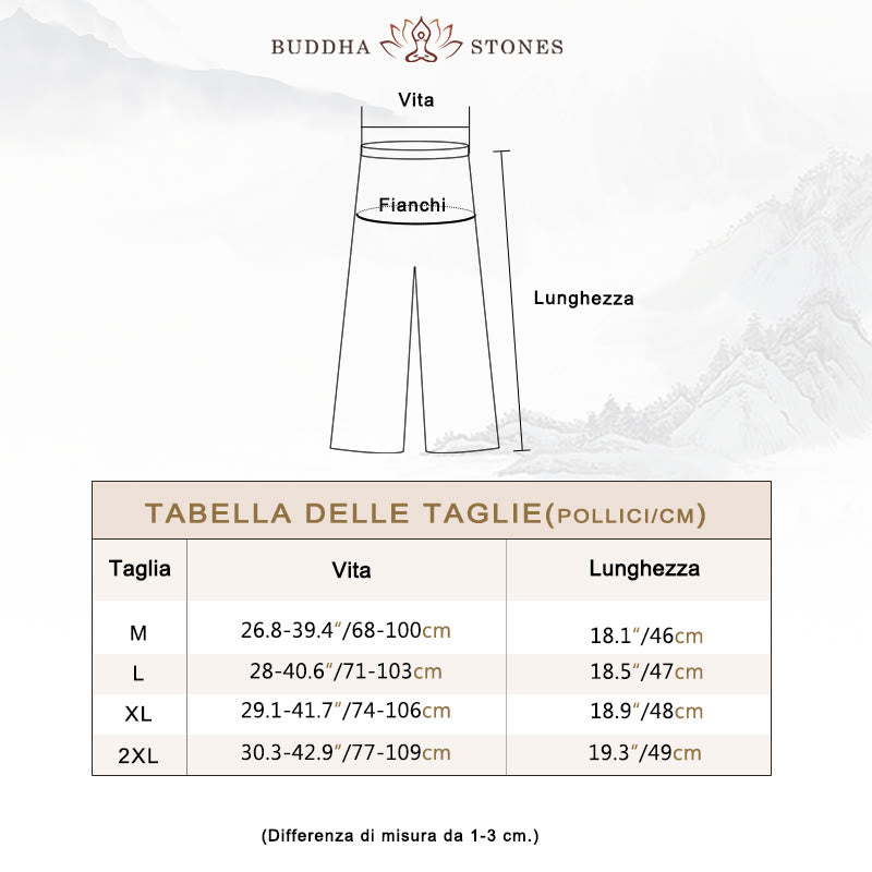 Abito tunica midi con Buddha Stones a V e pantaloni larghi, per meditazione, zen, danza - image 6