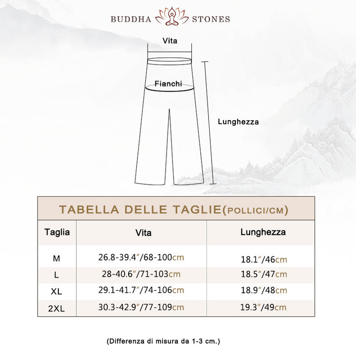 Abito tunica midi con Buddha Stones a V e pantaloni larghi, per meditazione, zen, danza - image 6