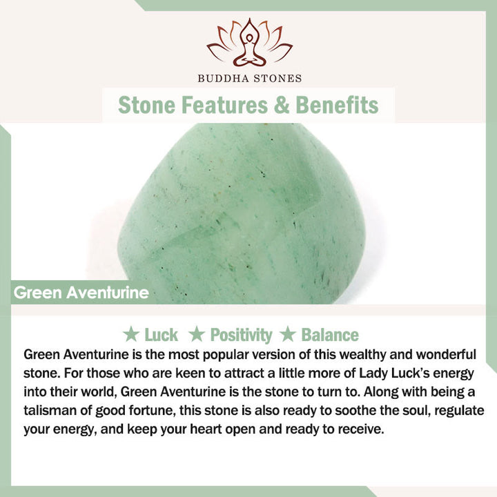 Braccialetto di guarigione Buddha Stones Blue Crystal Ametista Pietra del sole Avventurina verde