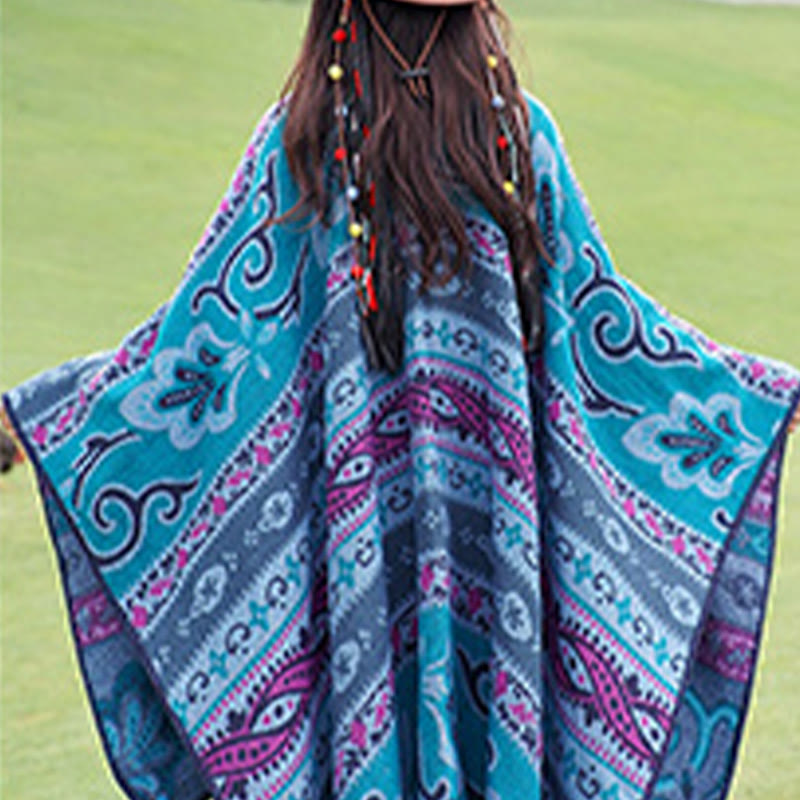 Buddha Stones , motivo floreale, autunno inverno, caldo e morbido, sciarpa avvolgente - image 3