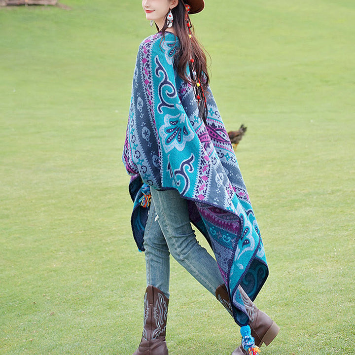 Buddha Stones , motivo floreale, autunno inverno, caldo e morbido, sciarpa avvolgente - image 10