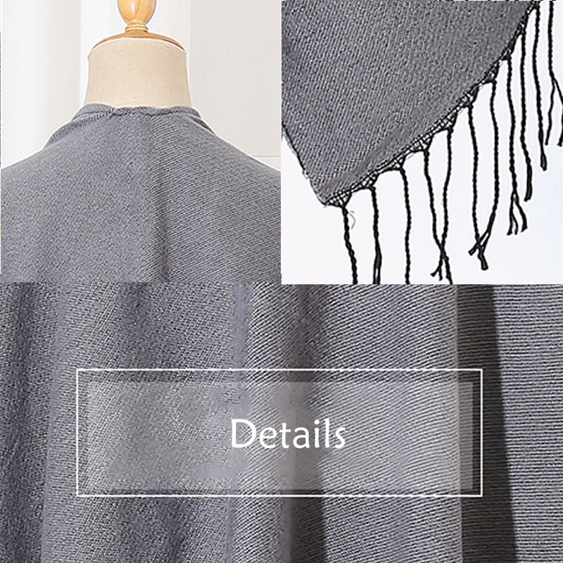 Buddha Stones con nappe, scialle avvolgente con tasche, motivo geometrico rotondo mandala tibetano, autunno inverno - image 20