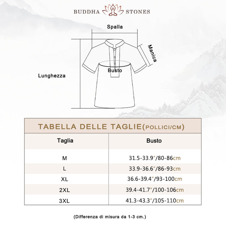Buddha Stones Spirituale Zen Meditazione Preghiera Pratica Cotone Lino Abbigliamento Uomo Set - image 5
