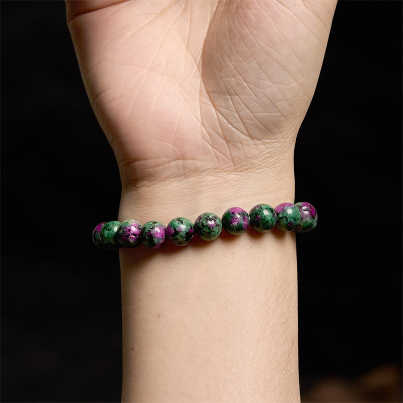 Bracciale di collegamento Buddha Stones Ruby Zoisite