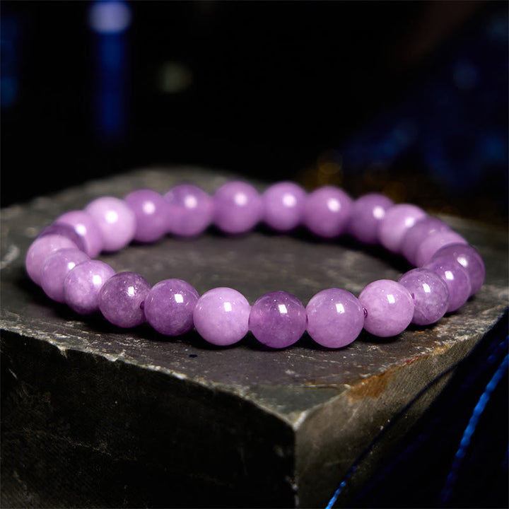Bracciale Buddha Stones Lepidolite per la pace interiore