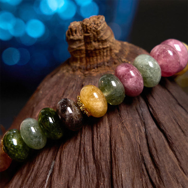 Bracciale Buddha Stones Tormalina Giada Safe And Well Love