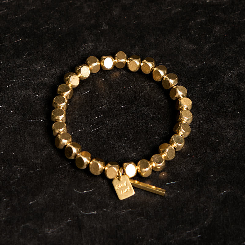 Braccialetto Buddha Stones Rame Buona Fortuna Ricchezza