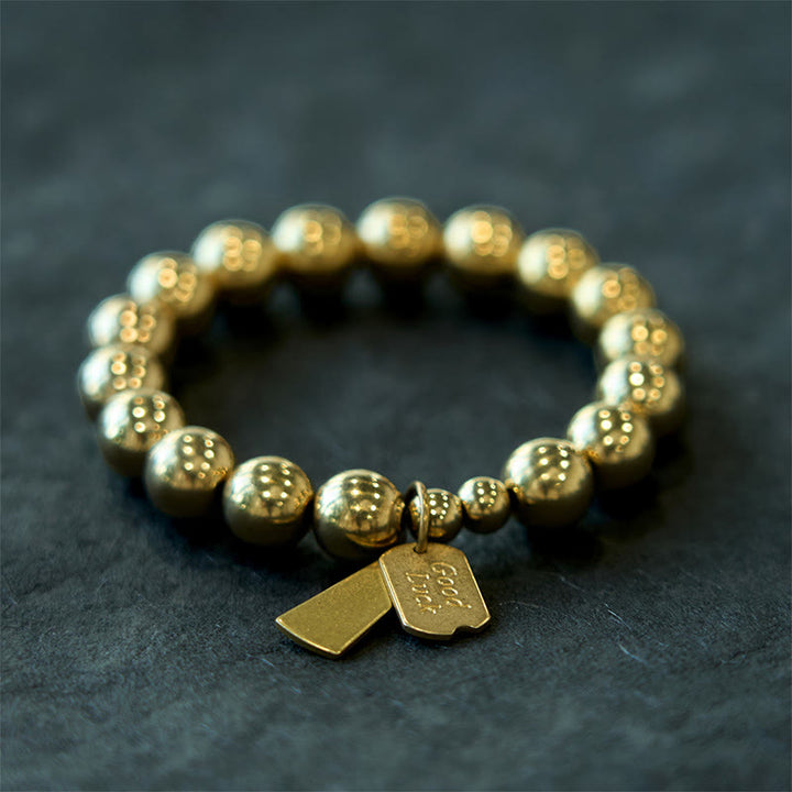 Braccialetto curativo in ottone e rame Buddha Stones - image 13